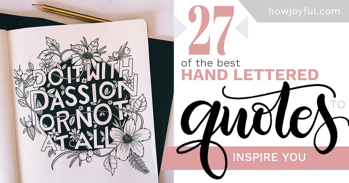 Hand Lettering Quotes - KibrisPDR