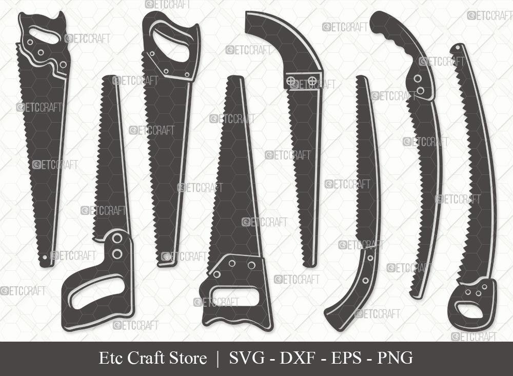 Detail Hand Saw Silhouette Nomer 59