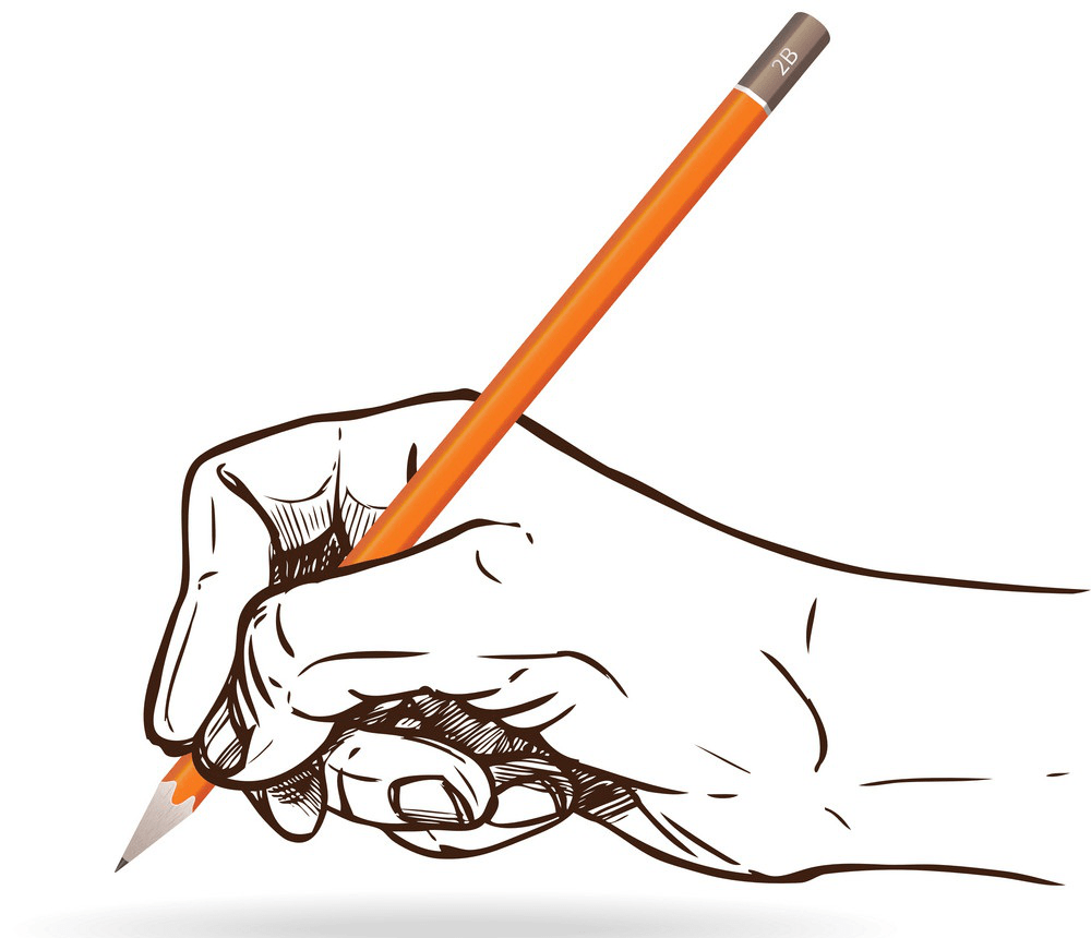 Detail Hand With Pencil Png Nomer 14