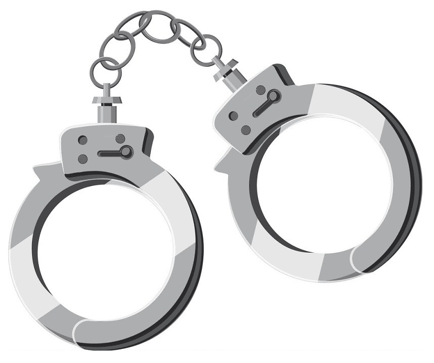 Detail Handcuffs Clipart Nomer 34