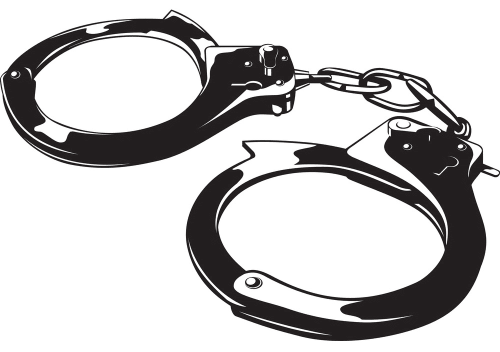 Detail Handcuffs Clipart Nomer 44