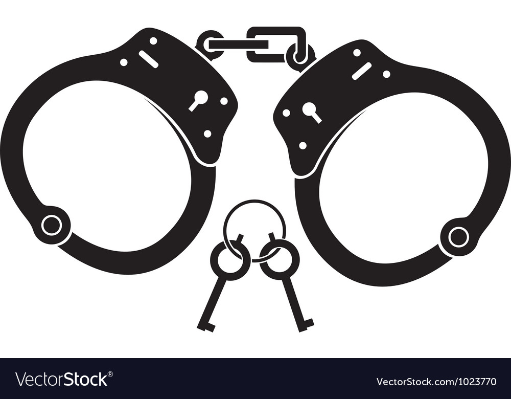 Detail Handcuffs Vector Nomer 20