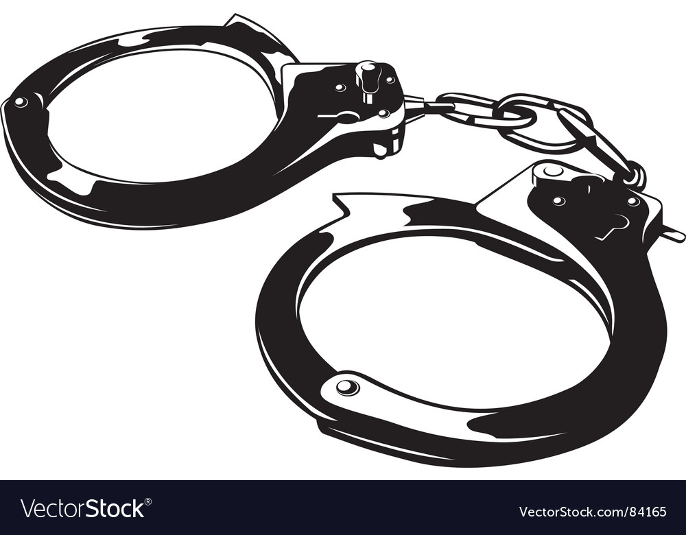 Detail Handcuffs Vector Nomer 3