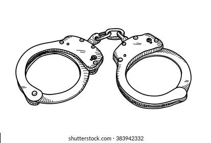 Detail Handcuffs Vector Nomer 27