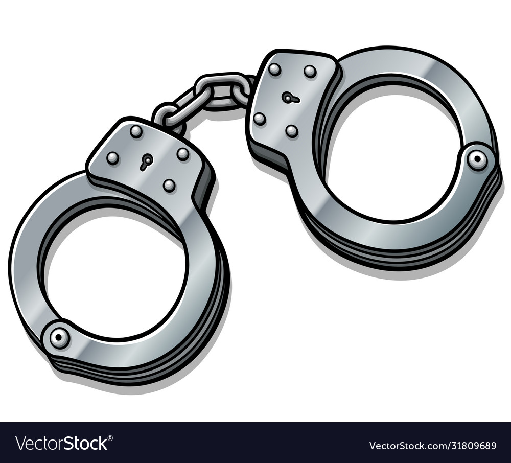 Detail Handcuffs Vector Nomer 5