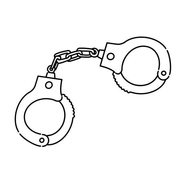 Detail Handcuffs Vector Nomer 42