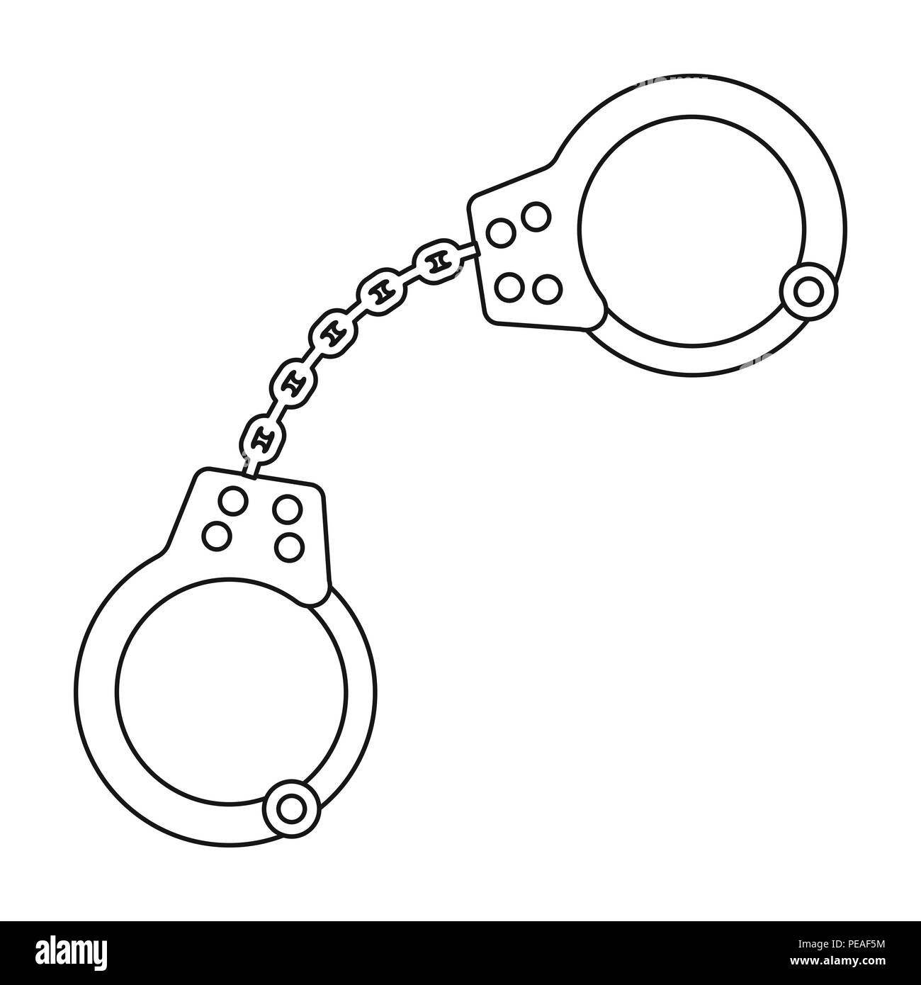 Detail Handcuffs Vector Nomer 57