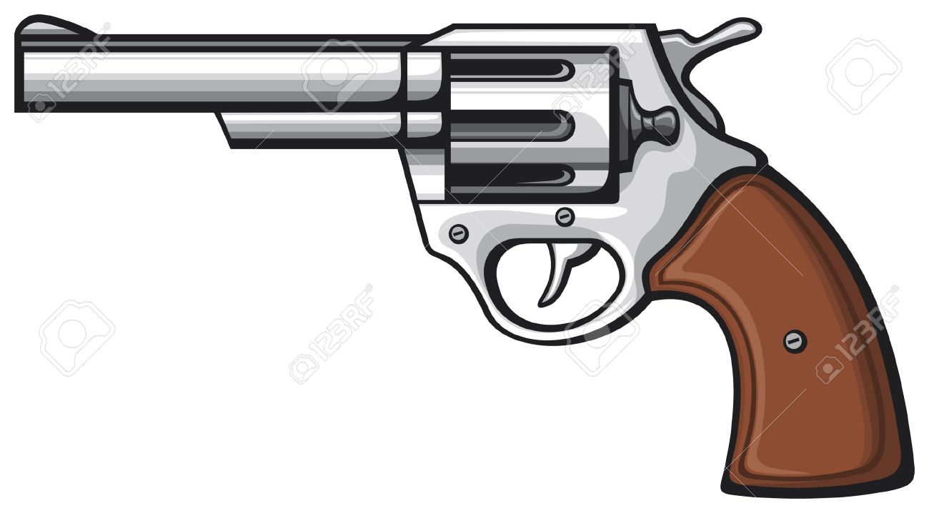 Detail Handgun Clipart Nomer 16