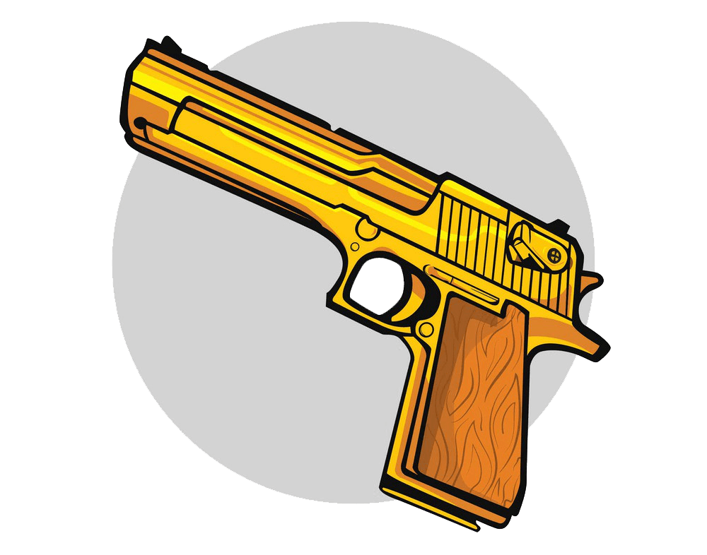 Detail Handgun Clipart Nomer 42