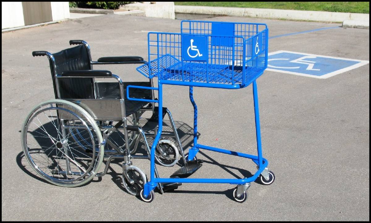 Detail Handicap Grocery Cart Nomer 26