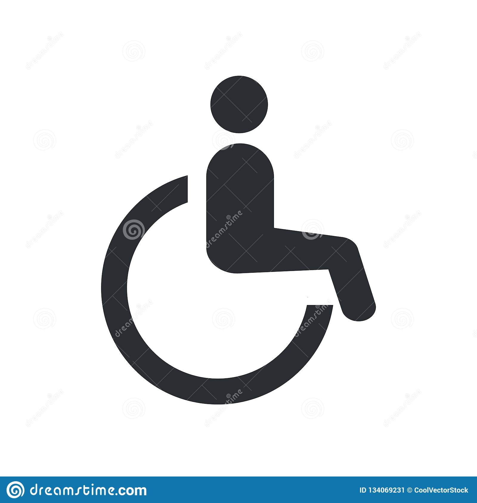Detail Handicapped Logo Nomer 40