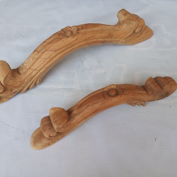 Detail Handle Pintu Kayu Ukir Nomer 9