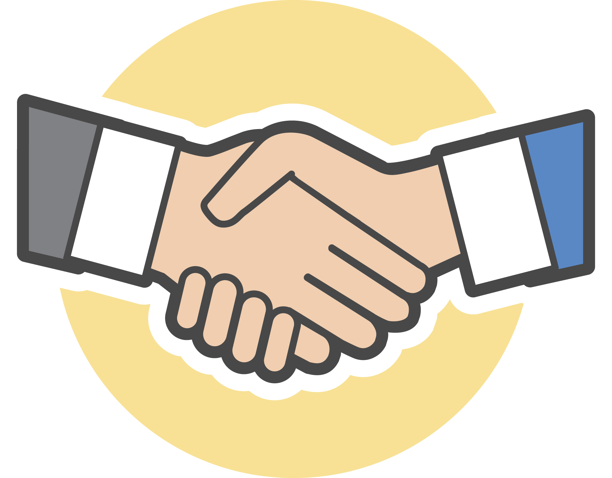 Detail Handshake Clipart Nomer 3