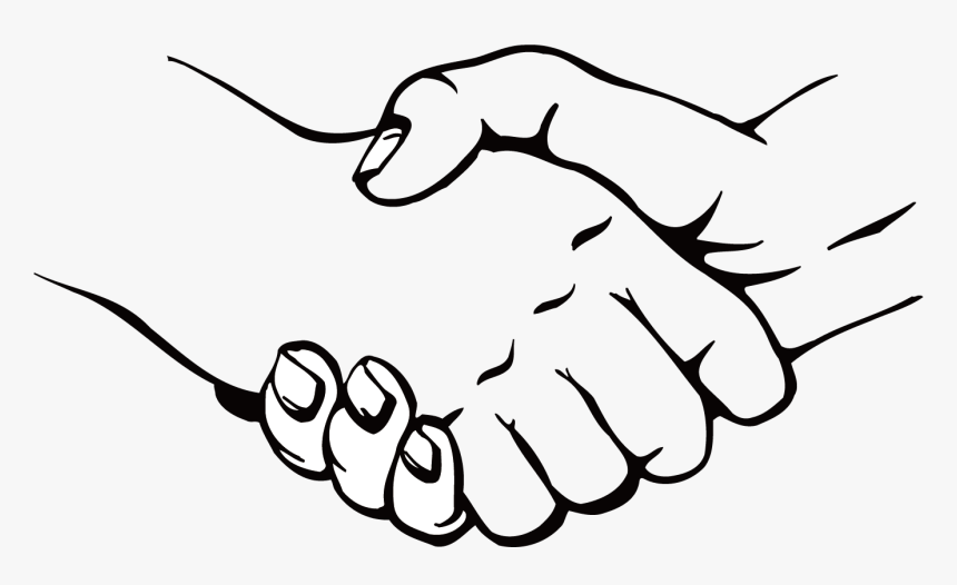 Detail Handshake Clipart Transparent Nomer 37