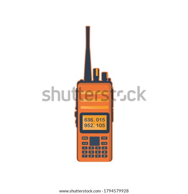 Detail Handy Talky Vector Nomer 30