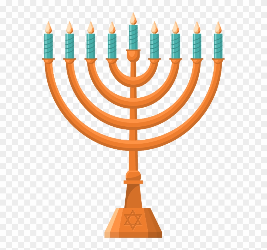 Detail Hanukkah Candles Clipart Nomer 41