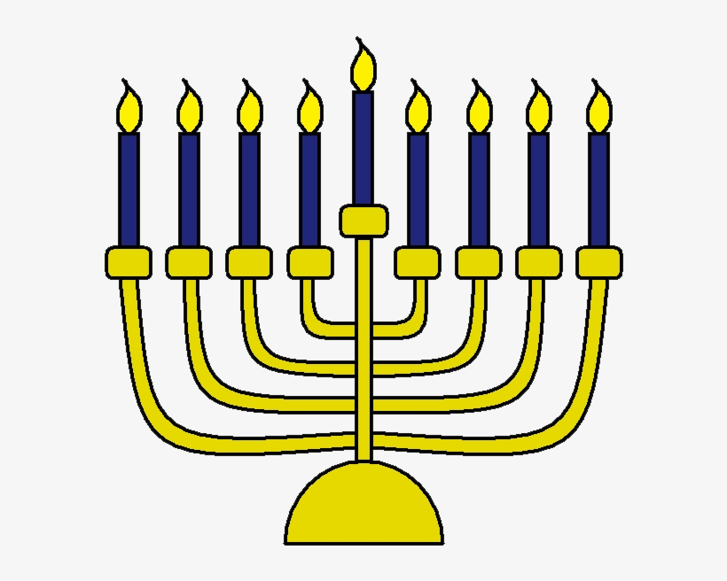 Detail Hanukkah Candles Clipart Nomer 6