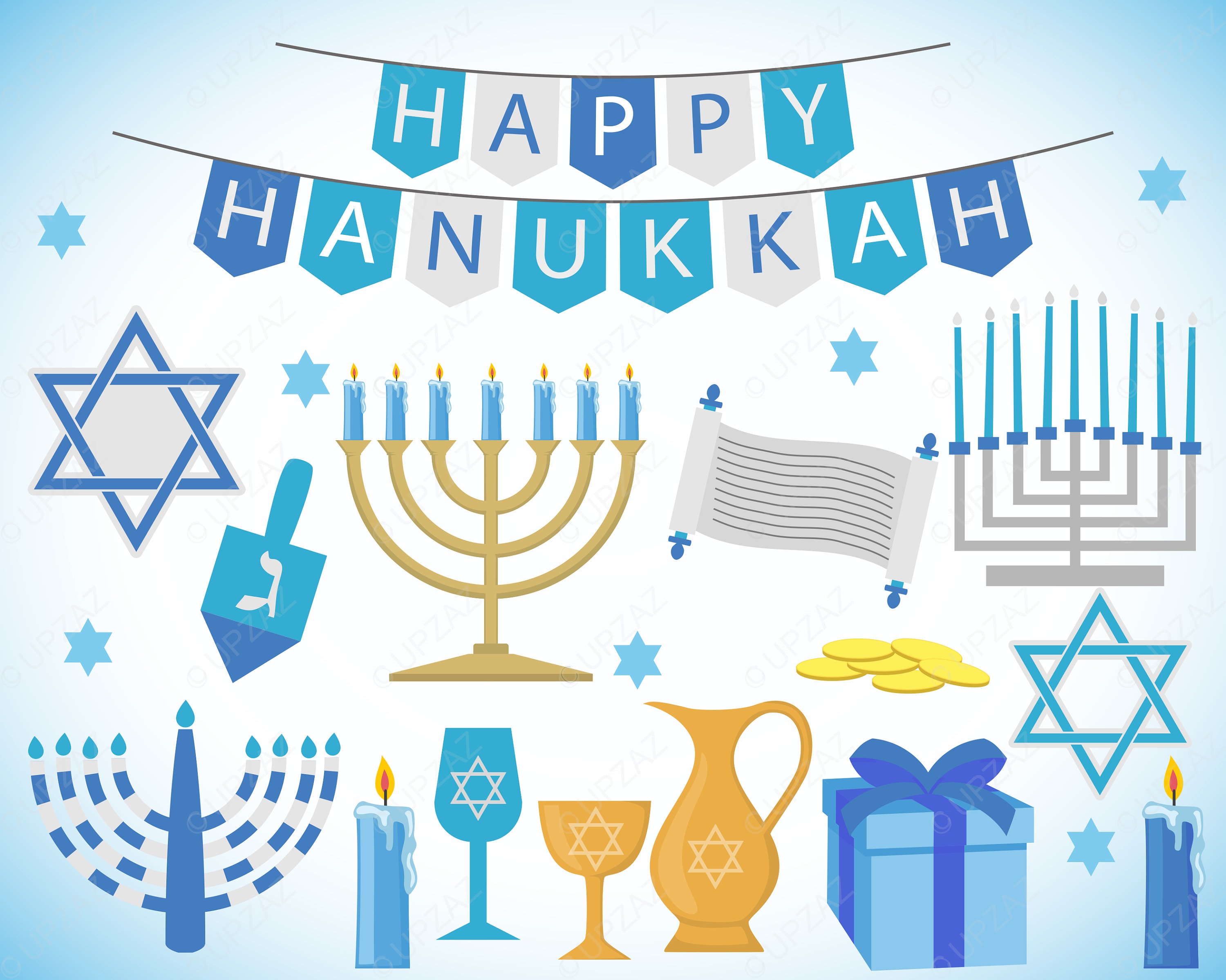 Detail Hanukkah Clip Art Free Nomer 5