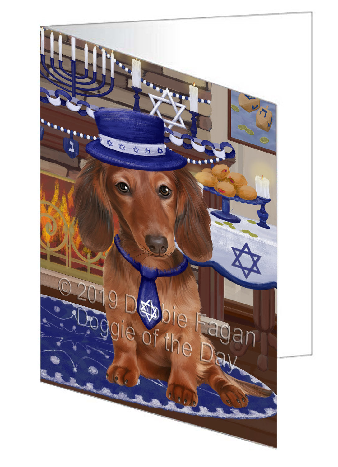 Detail Hanukkah Dachshund Nomer 17