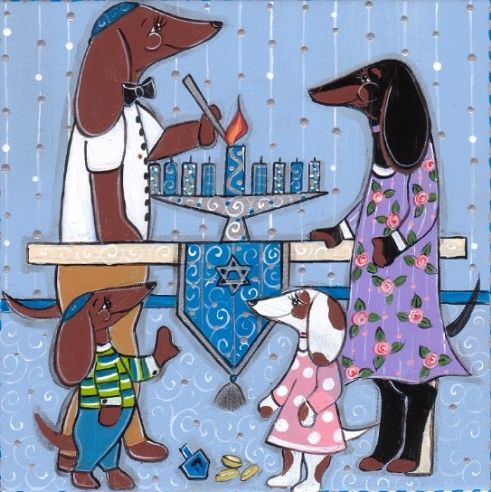 Detail Hanukkah Dachshund Nomer 4