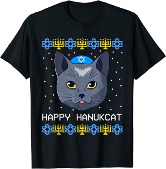 Detail Hanukkah Sweater For Cats Nomer 16