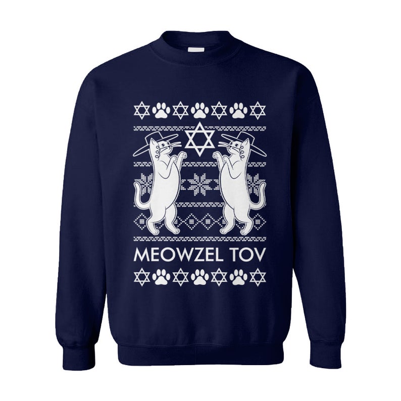 Detail Hanukkah Sweater For Cats Nomer 27