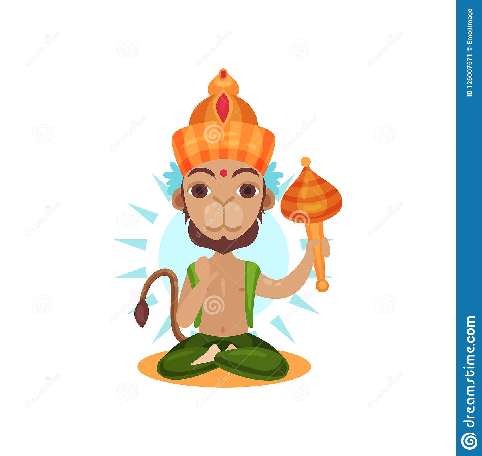 Detail Hanuman Clip Art Nomer 26