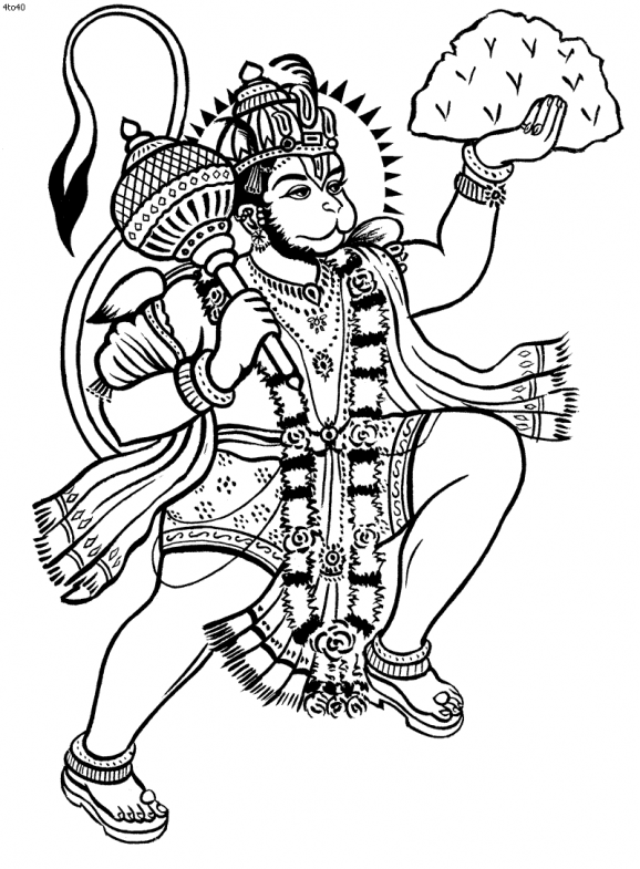 Detail Hanuman Clipart Nomer 2