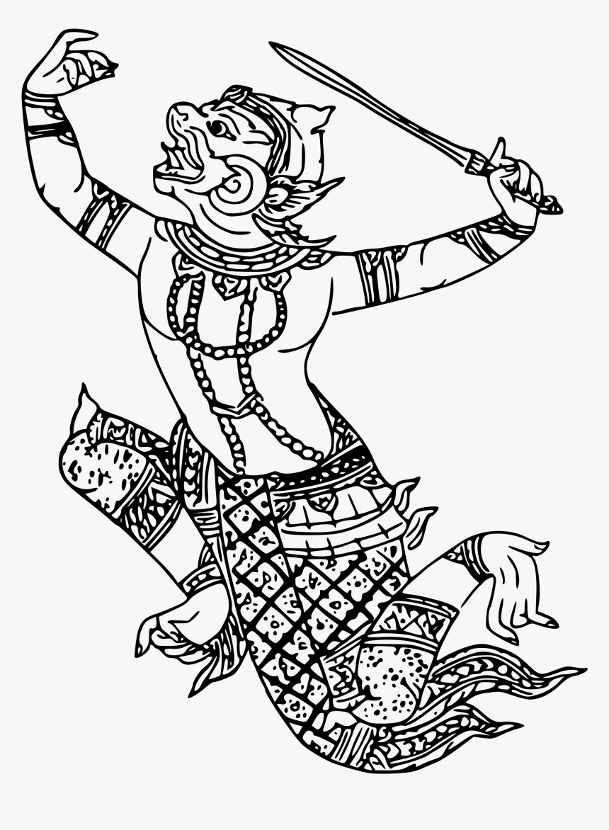 Detail Hanuman Clipart Nomer 46