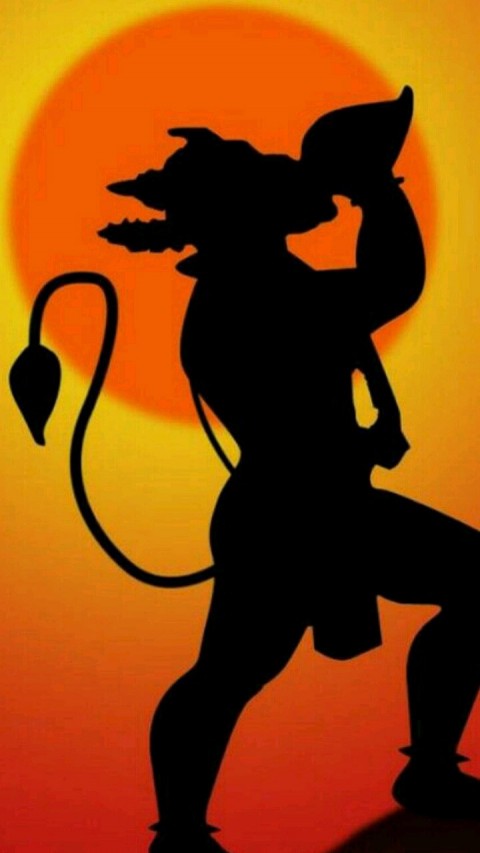 Detail Hanuman Silhouette Nomer 53