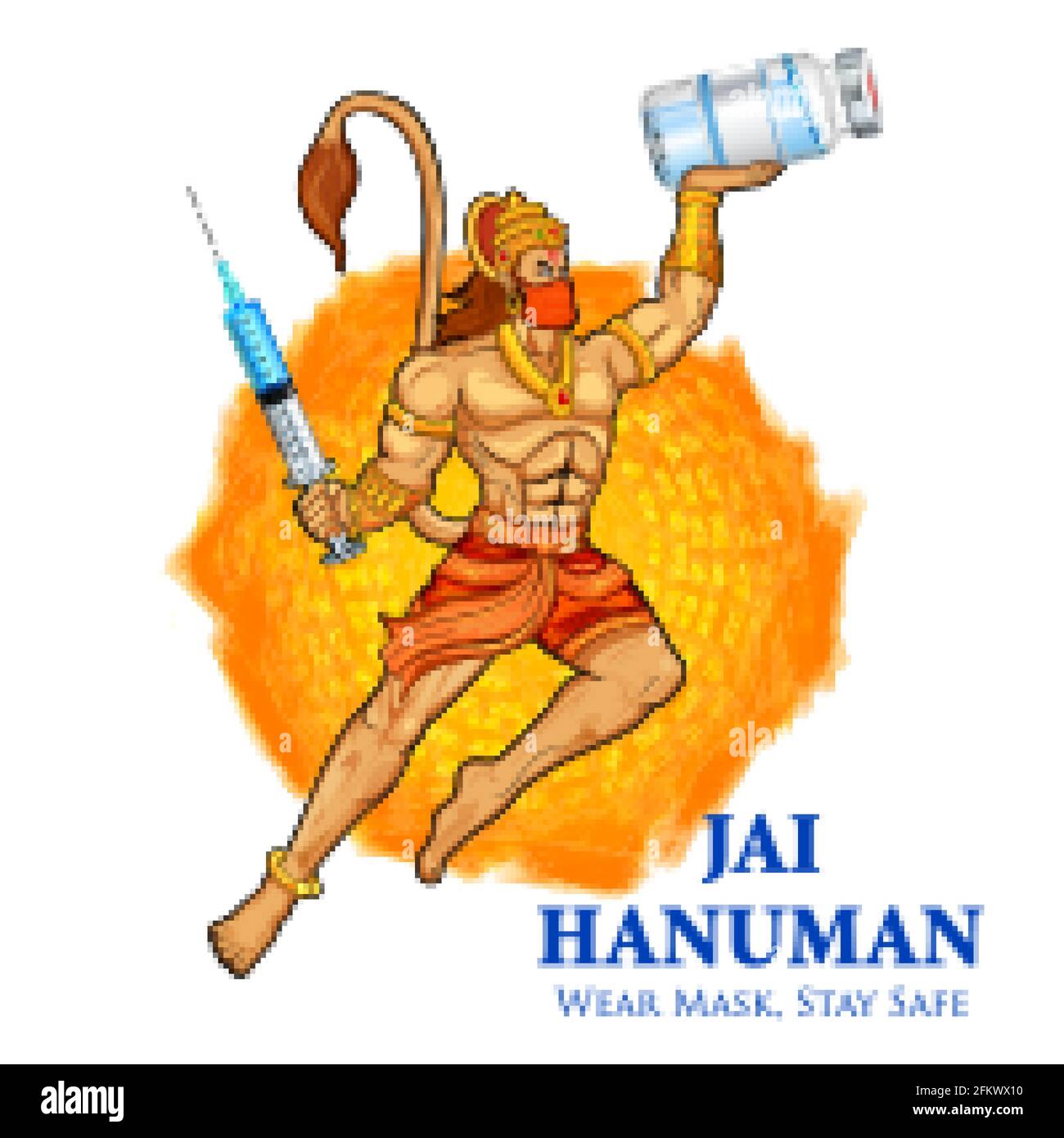 Detail Hanuman Silhouette Nomer 55