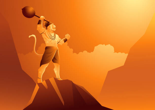 Detail Hanuman Silhouette Nomer 10