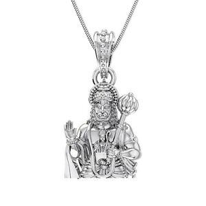 Detail Hanuman Silver Locket Nomer 12