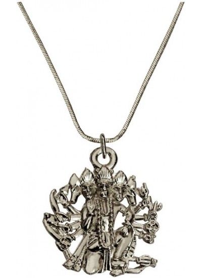 Detail Hanuman Silver Locket Nomer 54