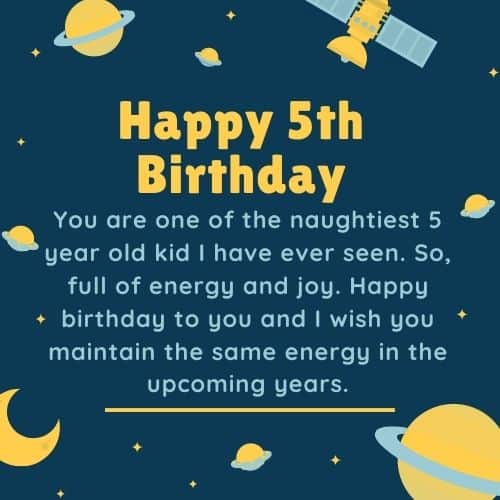 Detail Happy 5th Birthday Boy Quotes Nomer 6