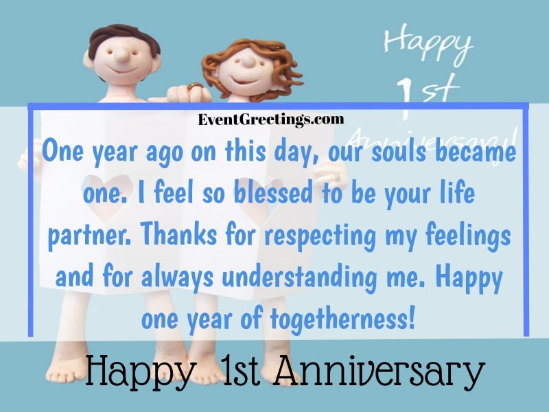 Detail Happy Anniversary 1st Year Quotes Nomer 3