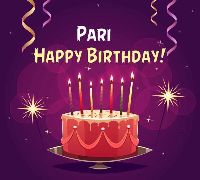 Detail Happy Bday Pari Nomer 47