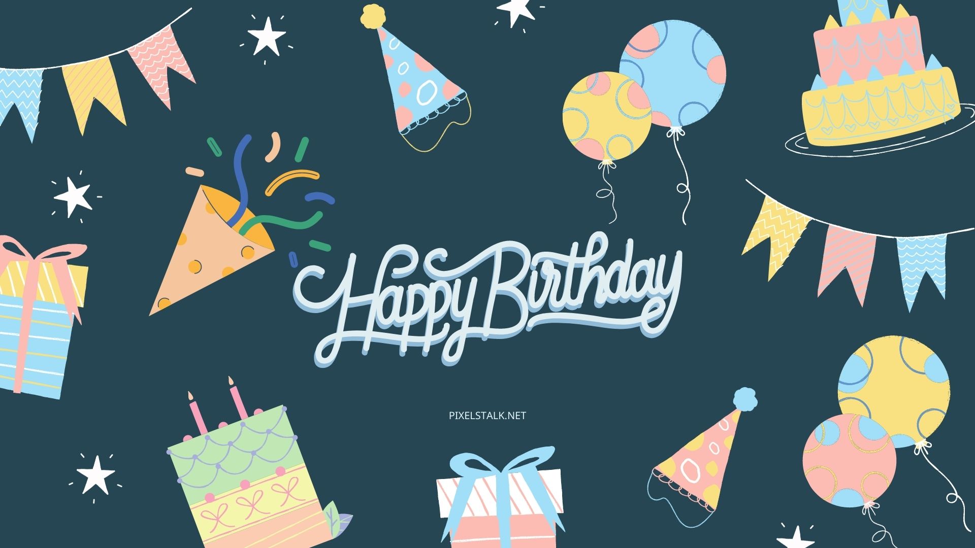 Detail Happy Birthday Background Aesthetic Nomer 20