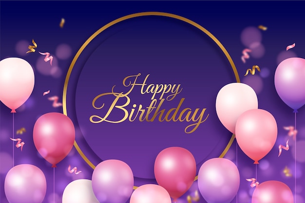 Detail Happy Birthday Background Wallpaper Hd Nomer 22