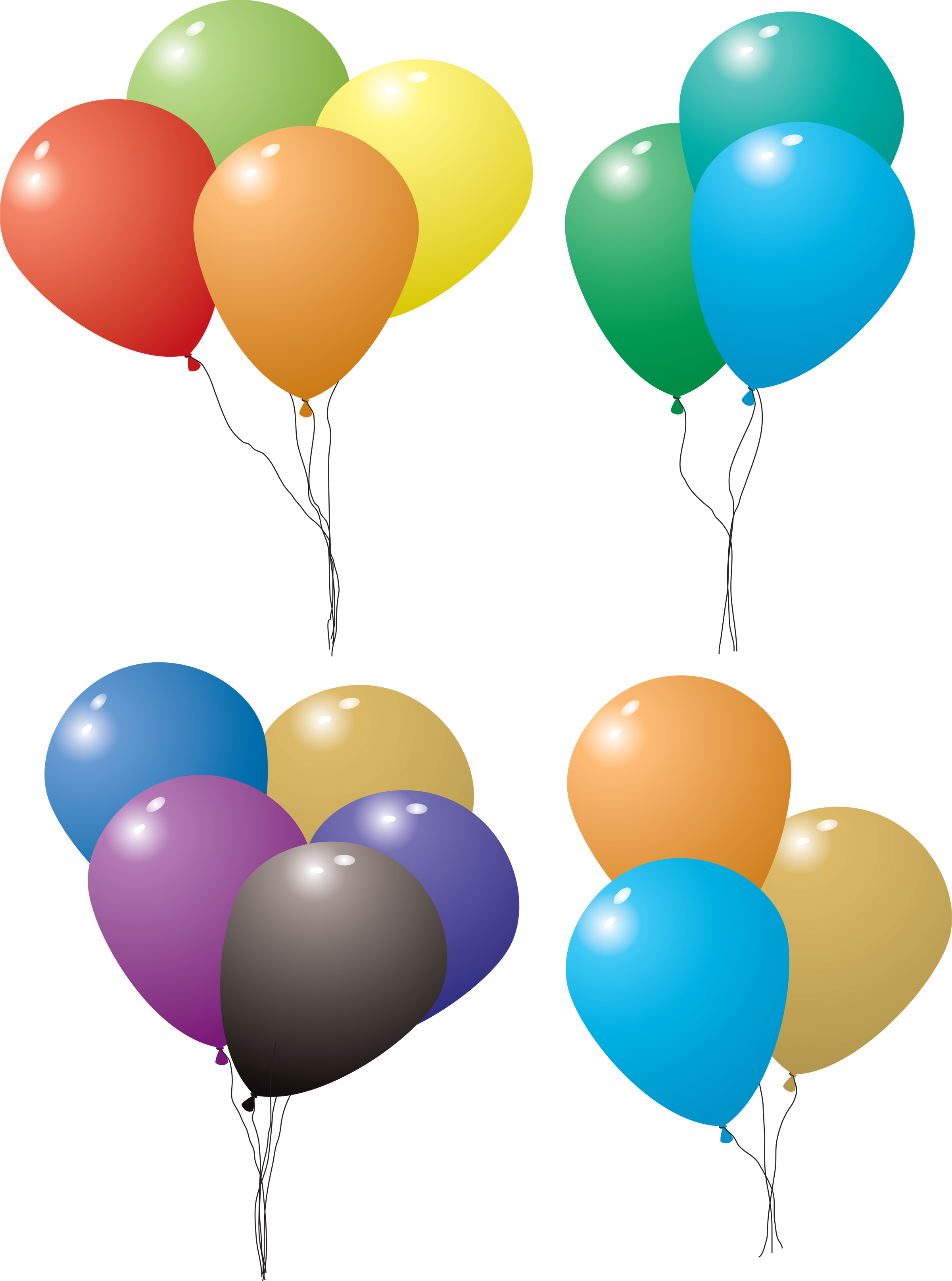 Detail Happy Birthday Balloons Png Nomer 49