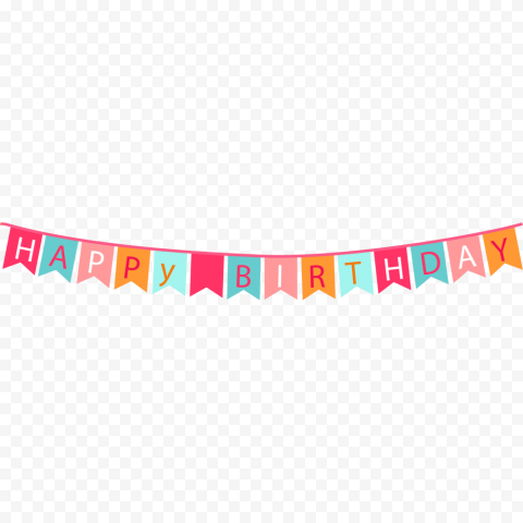 Detail Happy Birthday Banner Transparent Background Nomer 24