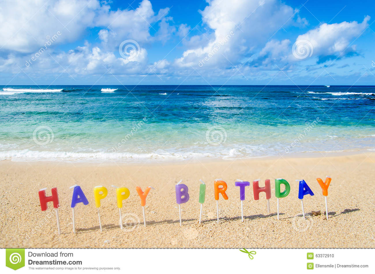 Detail Happy Birthday Beach Clipart Nomer 6