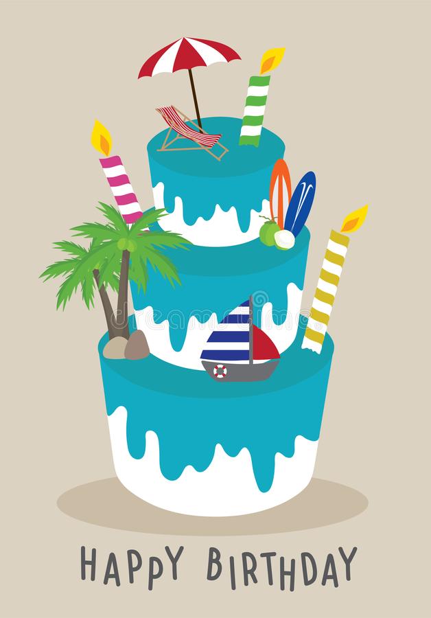 Detail Happy Birthday Beach Clipart Nomer 2