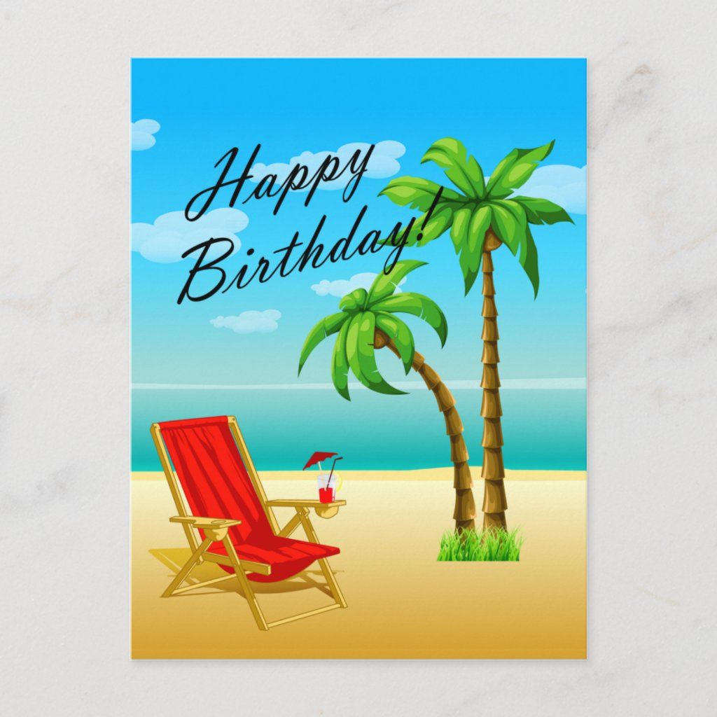Detail Happy Birthday Beach Clipart Nomer 21