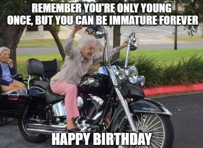 Detail Happy Birthday Biker Meme Nomer 4