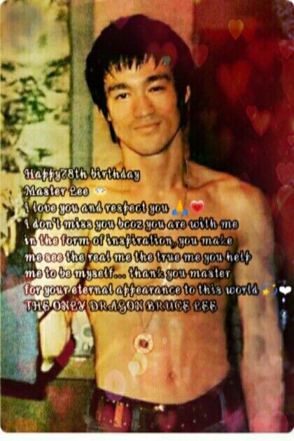 Detail Happy Birthday Bruce Lee Images Nomer 44