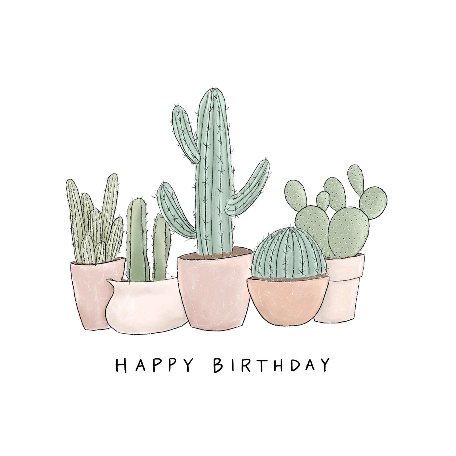 Detail Happy Birthday Cactus Image Nomer 3
