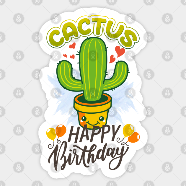 Detail Happy Birthday Cactus Image Nomer 36