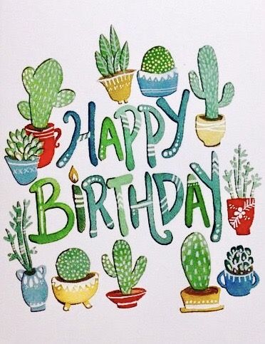 Detail Happy Birthday Cactus Image Nomer 8