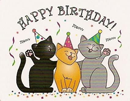 Detail Happy Birthday Cat Clipart Nomer 18